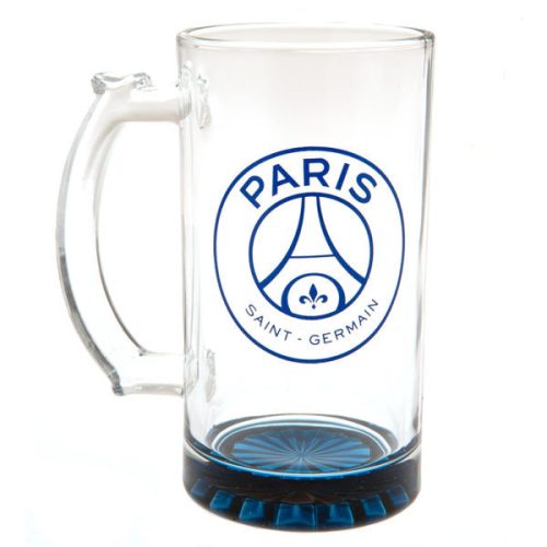 PSG Paris Saint Germain masszív füles sörös korsó