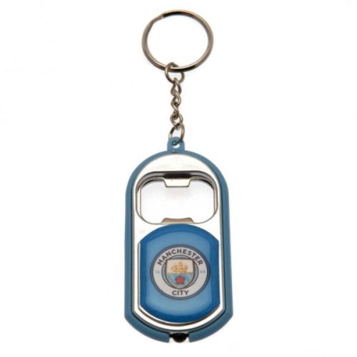Manchester City FC sörnyitós kulcstartó Led lámpával