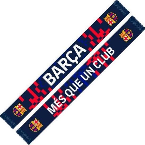 FC Barcelona két oldalas vastag szurkolói sál Pixels