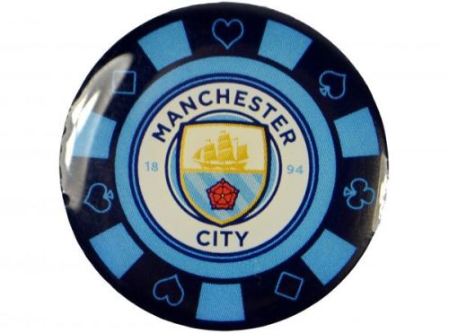 Manchester City FC kitűző Póker zseton