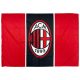 AC Milan FC nagy szurkolói zászló nagy RBR