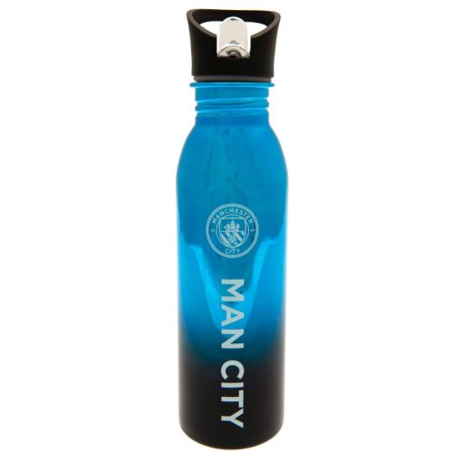 Manchester City FC UV színátfedéses fém vizespalack kulacs