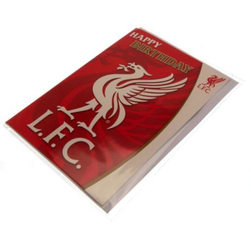 Liverpool FC zenélő szülinapi kártya 