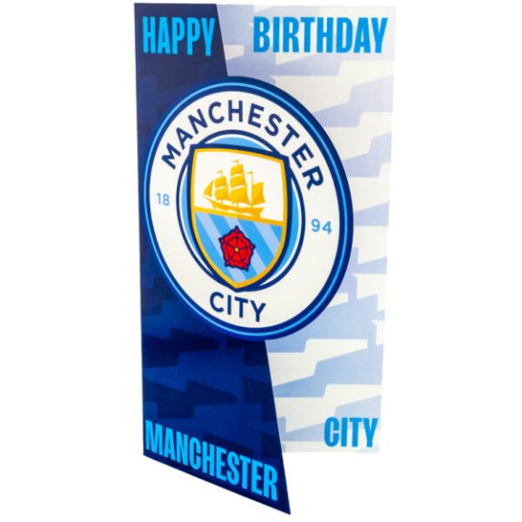Manchester City FC szülinapi üdvözlőkártya 2024