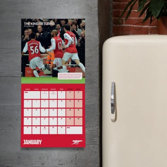 Arsenal FC fali naptár 2025 