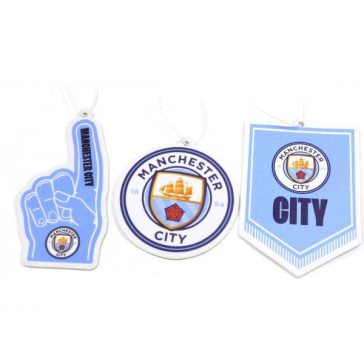   Manchester City FC autóillatositó légfrissítő szett 3db-os