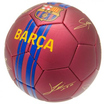   FC Barcelona aláírásos futball-labda – normál méret (5-ös)