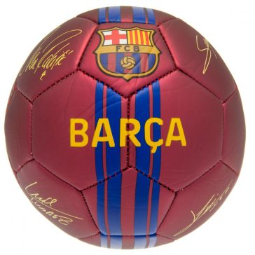   FC Barcelona aláírásos futball-labda – normál méret (5-ös)