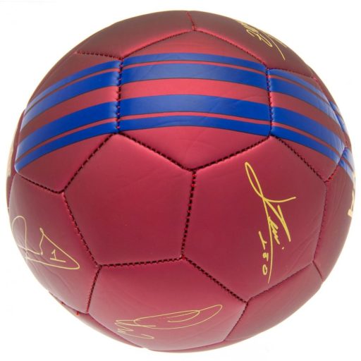 FC Barcelona aláírásos futball-labda – normál méret (5-ös)