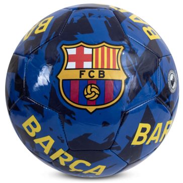   FC Barcelona graffiti mintás focilabda – kék, normál méret (5-ös)