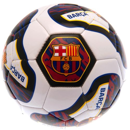 FC Barcelona tracer mintás focilabda – normál méret (5-ös)