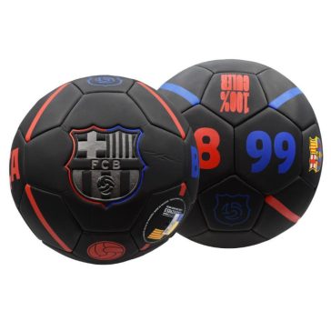   FC Barcelona focilabda – 5-ös méret, fekete, idegenbeli dizájn