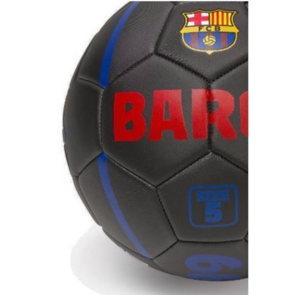 FC Barcelona focilabda – 5-ös méret, fekete, idegenbeli dizájn