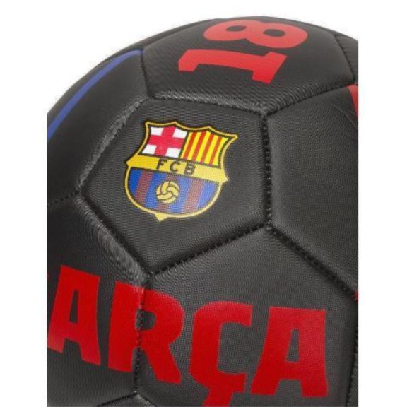 FC Barcelona focilabda – 5-ös méret, fekete, idegenbeli dizájn