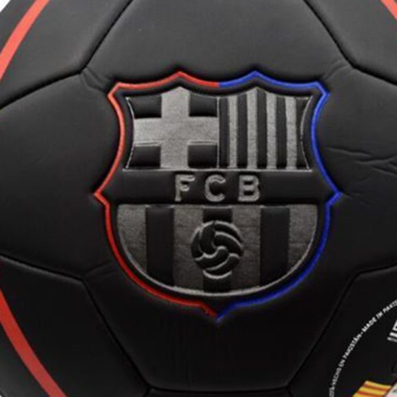 FC Barcelona focilabda – 5-ös méret, fekete, idegenbeli dizájn