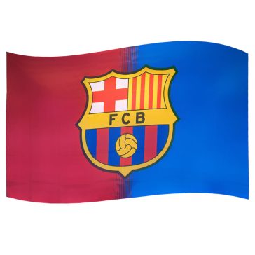 FC Barcelona zászló címerrel