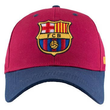 FC Barcelona gránátvörös sapka címerrel
