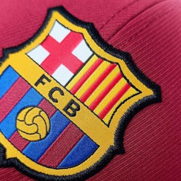 FC Barcelona junior baseball sapka bordó-kék színben