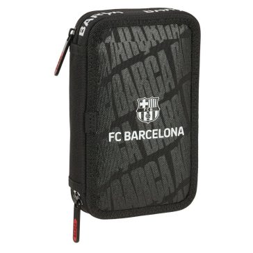   FC Barcelona töltött emeletes tolltartó fekete mintával 29 részes
