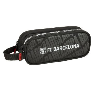 FC Barcelona dupla tolltartó fekete sportos mintával