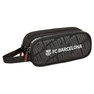 FC Barcelona tripla tolltartó fekete sportos mintával