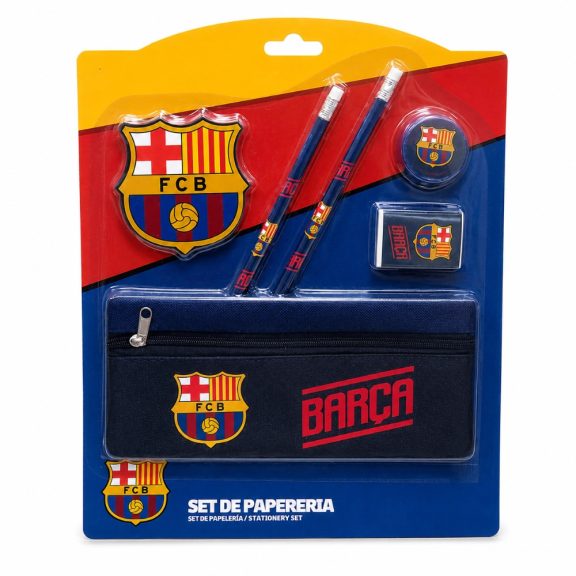 FC Barcelona iskolai írószer szett tolltartóval