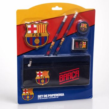 FC Barcelona iskolai írószer szett tolltartóval