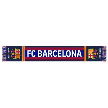 FC Barcelona szövött szurkolói sál Cor Culer felirattal
