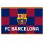 FC Barcelona szurkolói zászló kockás mintával 150x100 cm