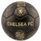 Chelsea FC focilabda 5-ös méret fekete arany címerrel