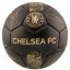 Chelsea FC focilabda 5-ös méret fekete arany címerrel