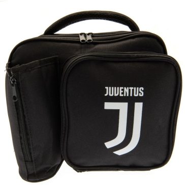 Juventus FC fekete uzsonnástáska címerrel