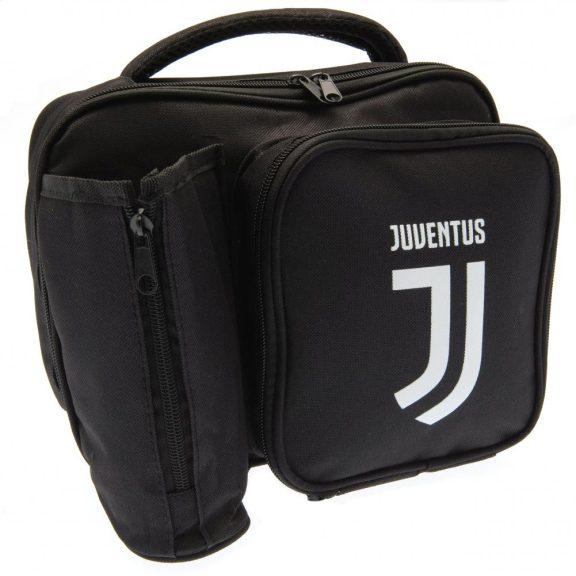 Juventus FC fekete uzsonnástáska címerrel
