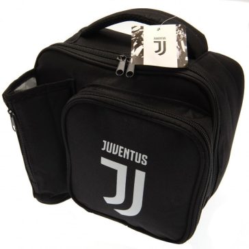 Juventus FC fekete uzsonnástáska címerrel