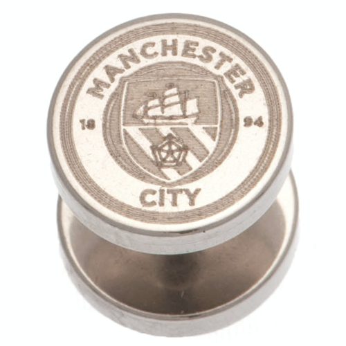 Manchester City FC rozsdamentes acél fülbevaló