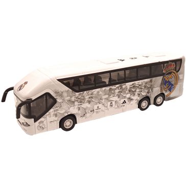   Real Madrid FC öntött fém csapatbusz – hivatalos licencelt termék