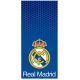 Real Madrid pamut strandtörölköző – pöttyös kék, 70 × 140 cm
