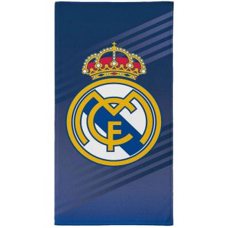 Real Madrid CF kék törölköző címerrel