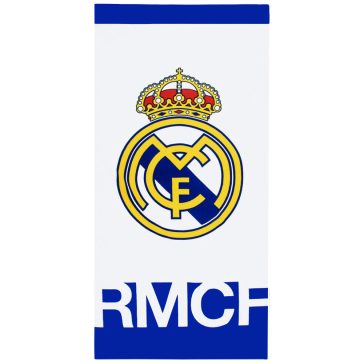 Real Madrid CF fehér törölköző címerrel