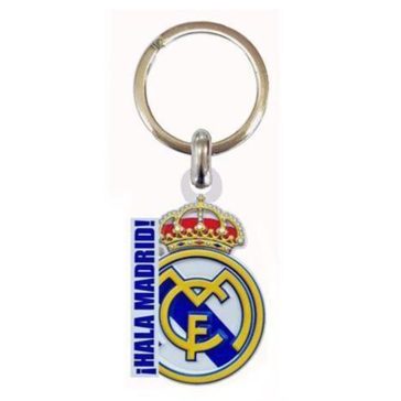 Real Madrid Hala Madrid kulcstartó címeres kivitelben