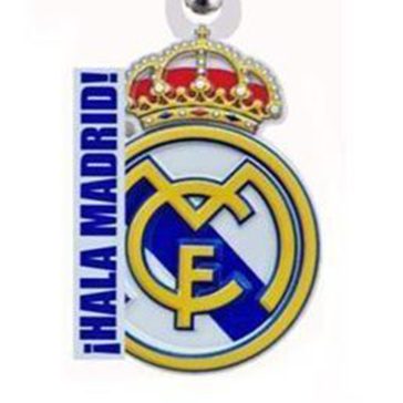Real Madrid Hala Madrid kulcstartó címeres kivitelben