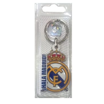 Real Madrid Hala Madrid kulcstartó címeres kivitelben