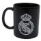Real Madrid fekete kerámia bögre fehér címerrel 330 ml