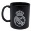 Real Madrid fekete kerámia bögre fehér címerrel 330 ml