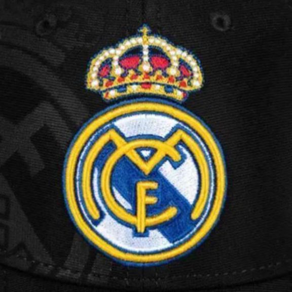 Real Madrid junior baseball sapka fekete színben