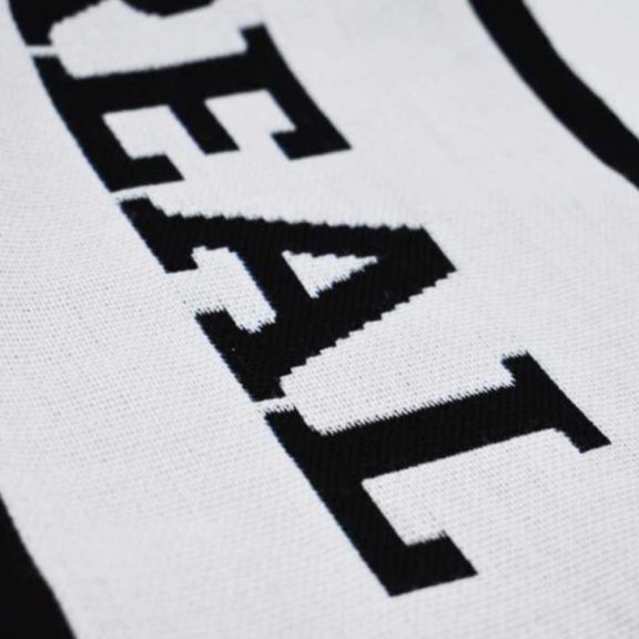 Real Madrid fehér-fekete szurkolói sál 140x20 cm