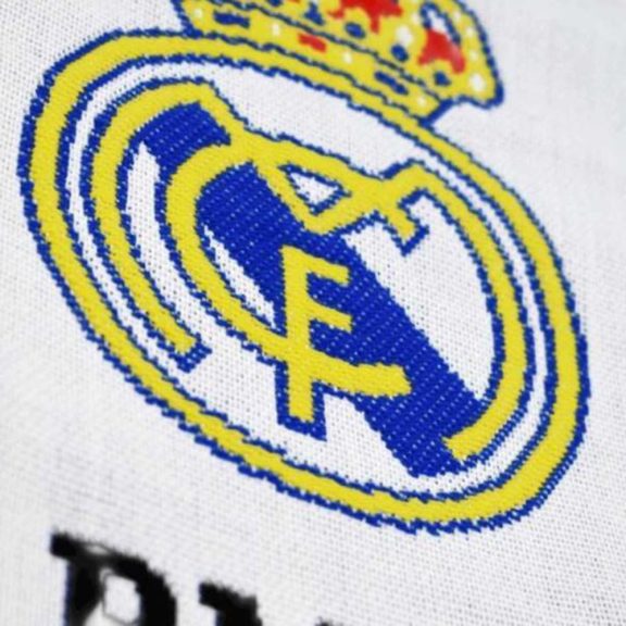 Real Madrid fehér-fekete szurkolói sál 140x20 cm
