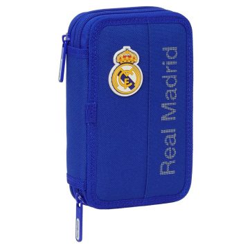   Real Madrid töltött dupla tolltartó 29 részes, sötétkék kivitelben