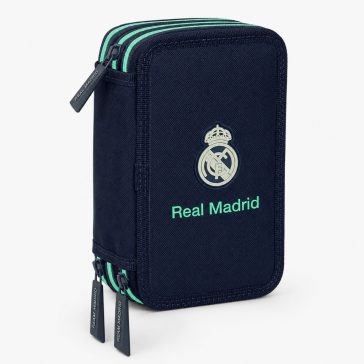   Real Madrid töltött tripla tolltartó 37 részes, 25/26 idegenbeli dizájnnal