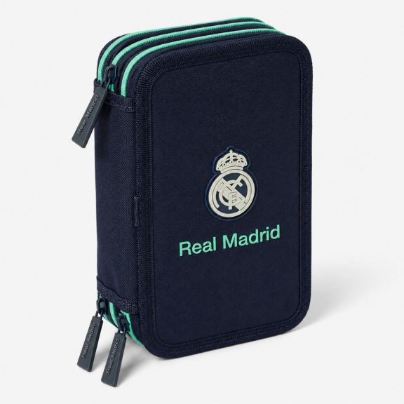 Real Madrid töltött tripla tolltartó 37 részes, 25/26 idegenbeli dizájnnal